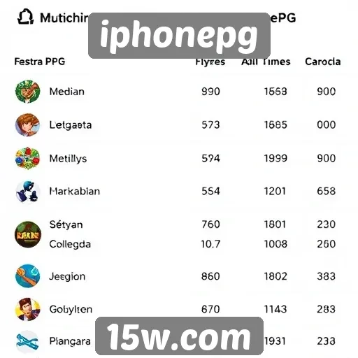 Desempenho de jogos populares no iphonepg